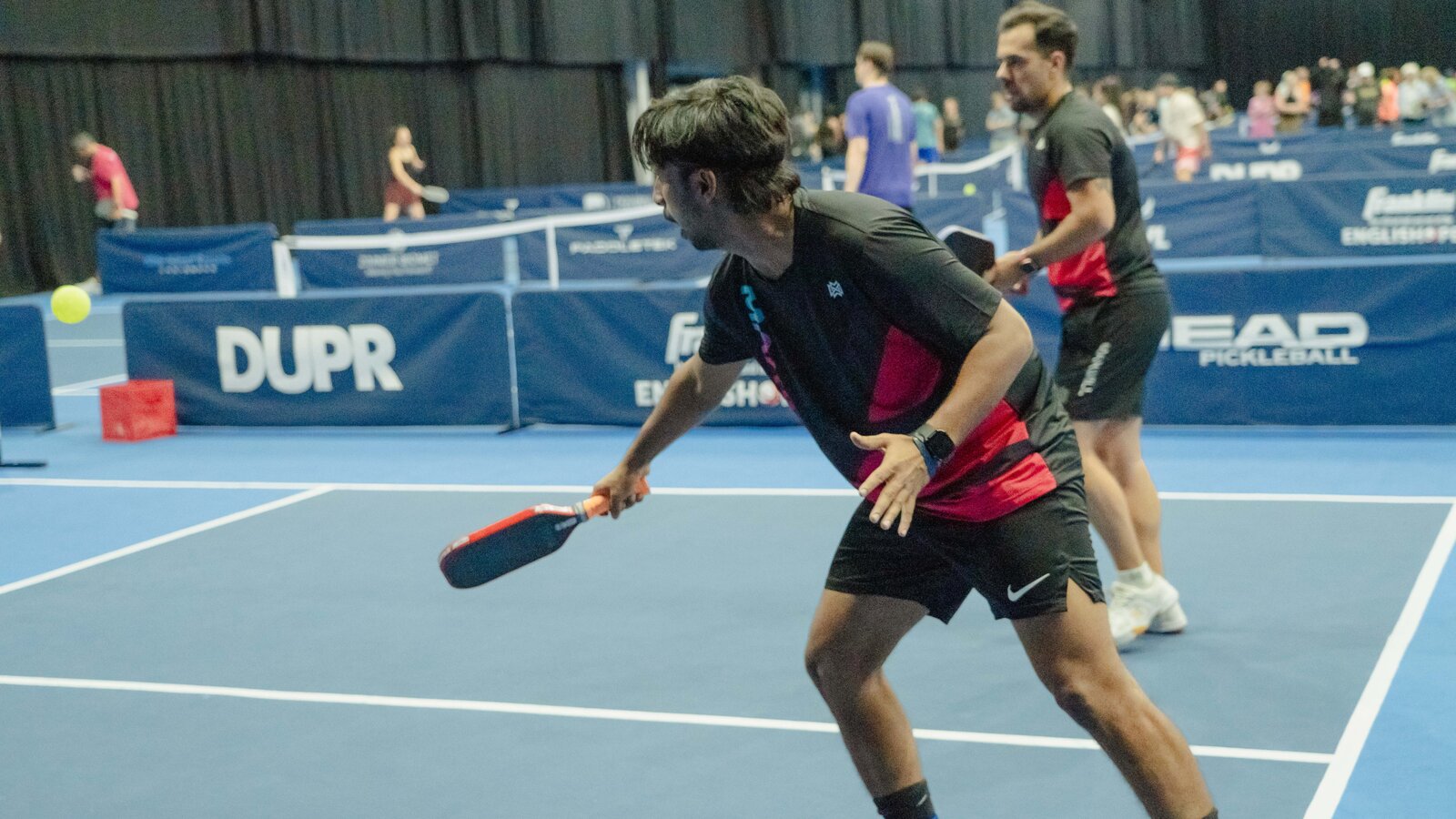 Doubles forehand, Skechers English Open