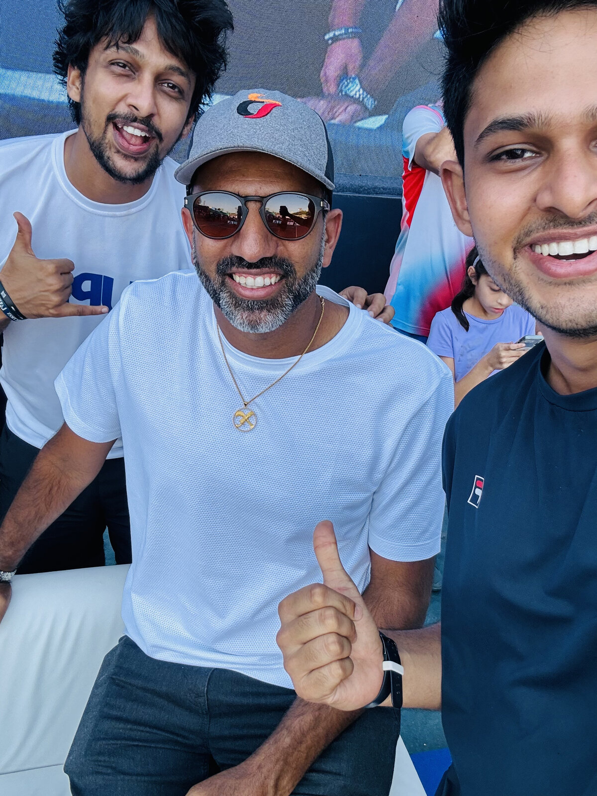 With friends on the circuit
