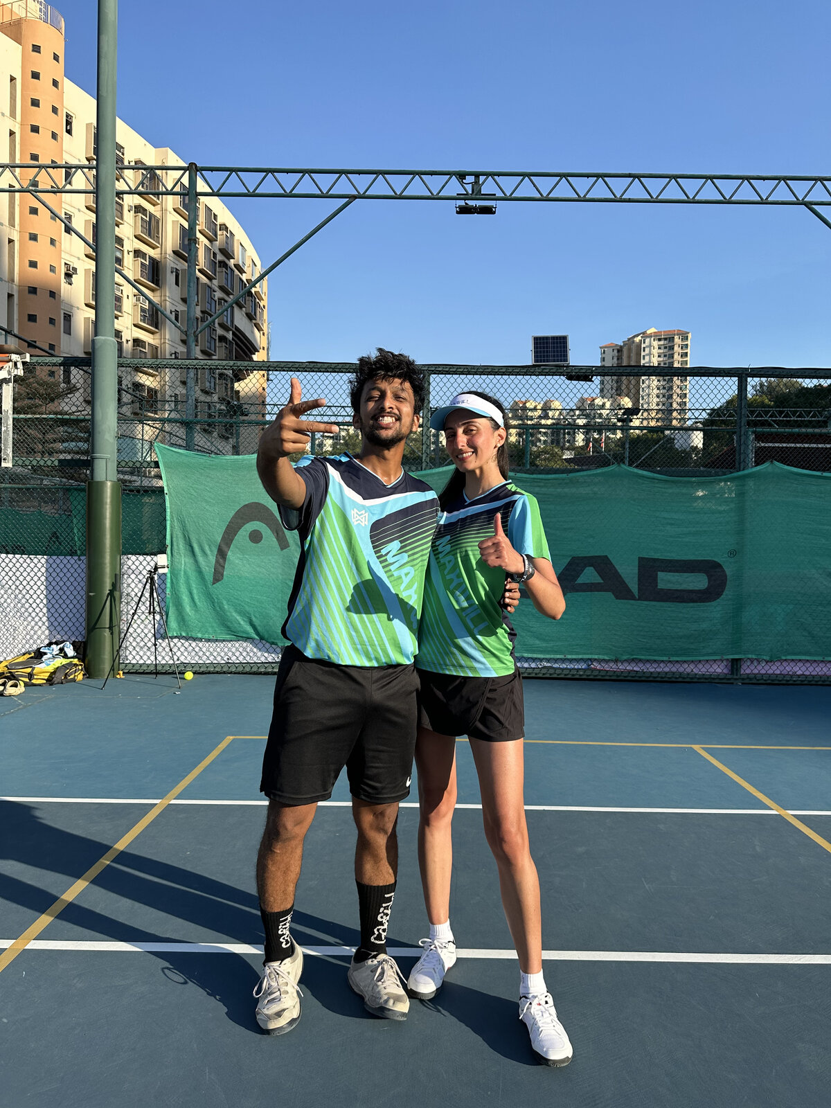 Mixed doubles partner, Hong Kong