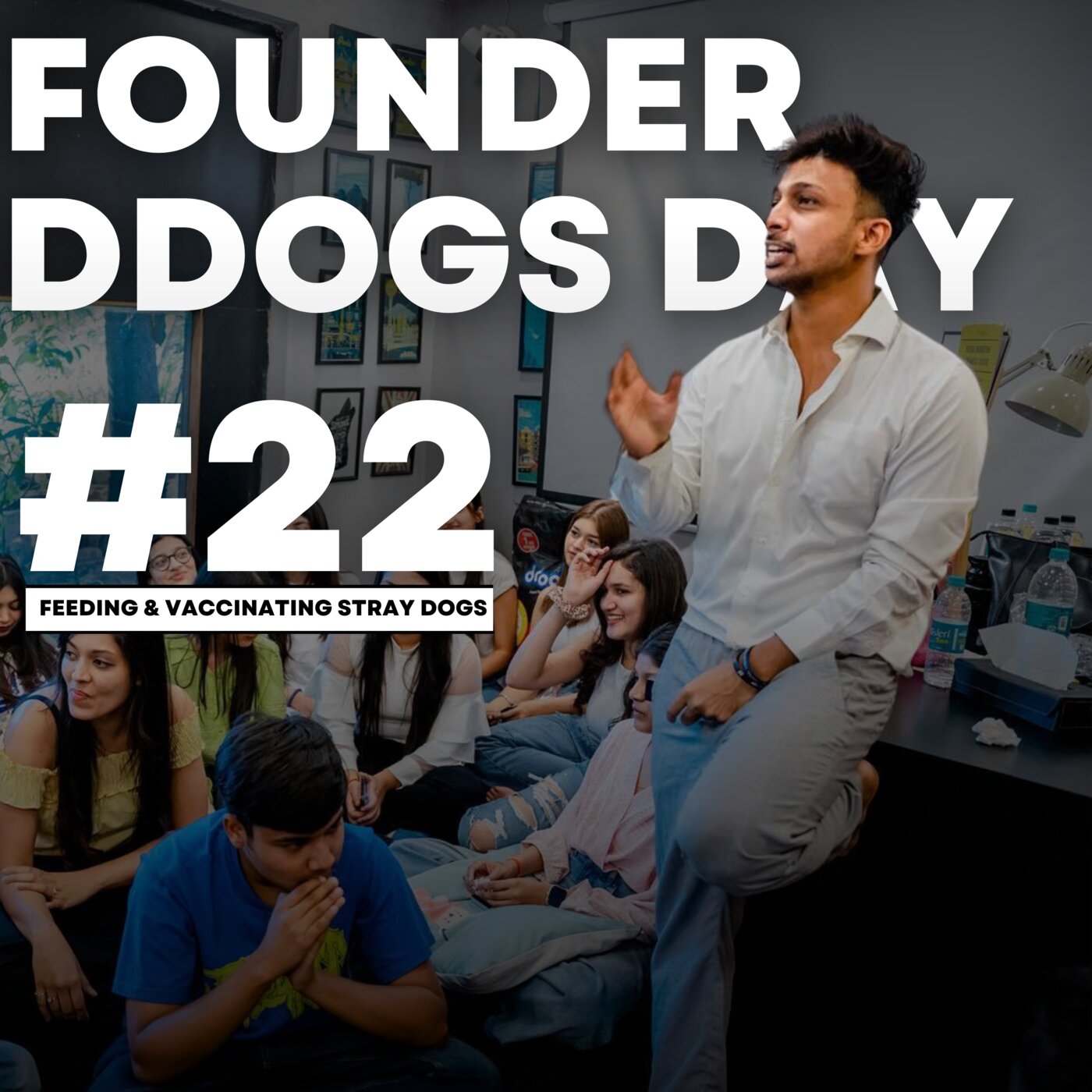 Founder, Feeding and vaccinating stray dogs