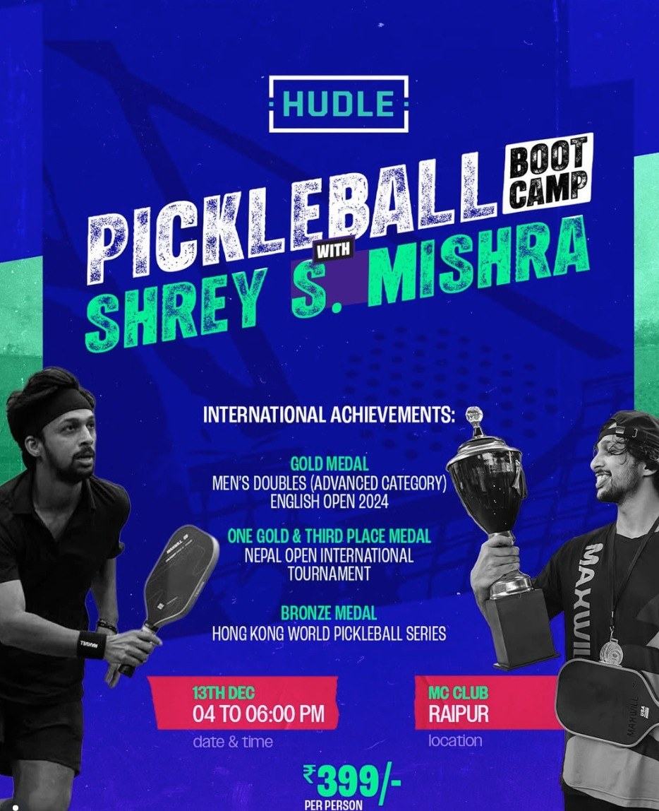 Hudle Pickleball Bootcamp, hosted by Shrey